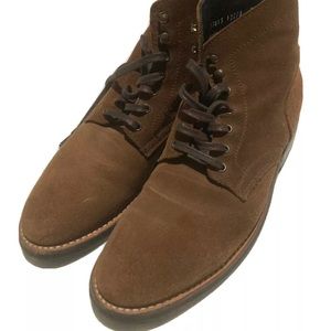 Thursday Men's Everyday Co. President Brown Boots Leather Lace-up Size 8 Suede